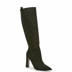 JLO Jennifer Lopez Krim Boot Women's Size 9.5 Black High Heeled Boot